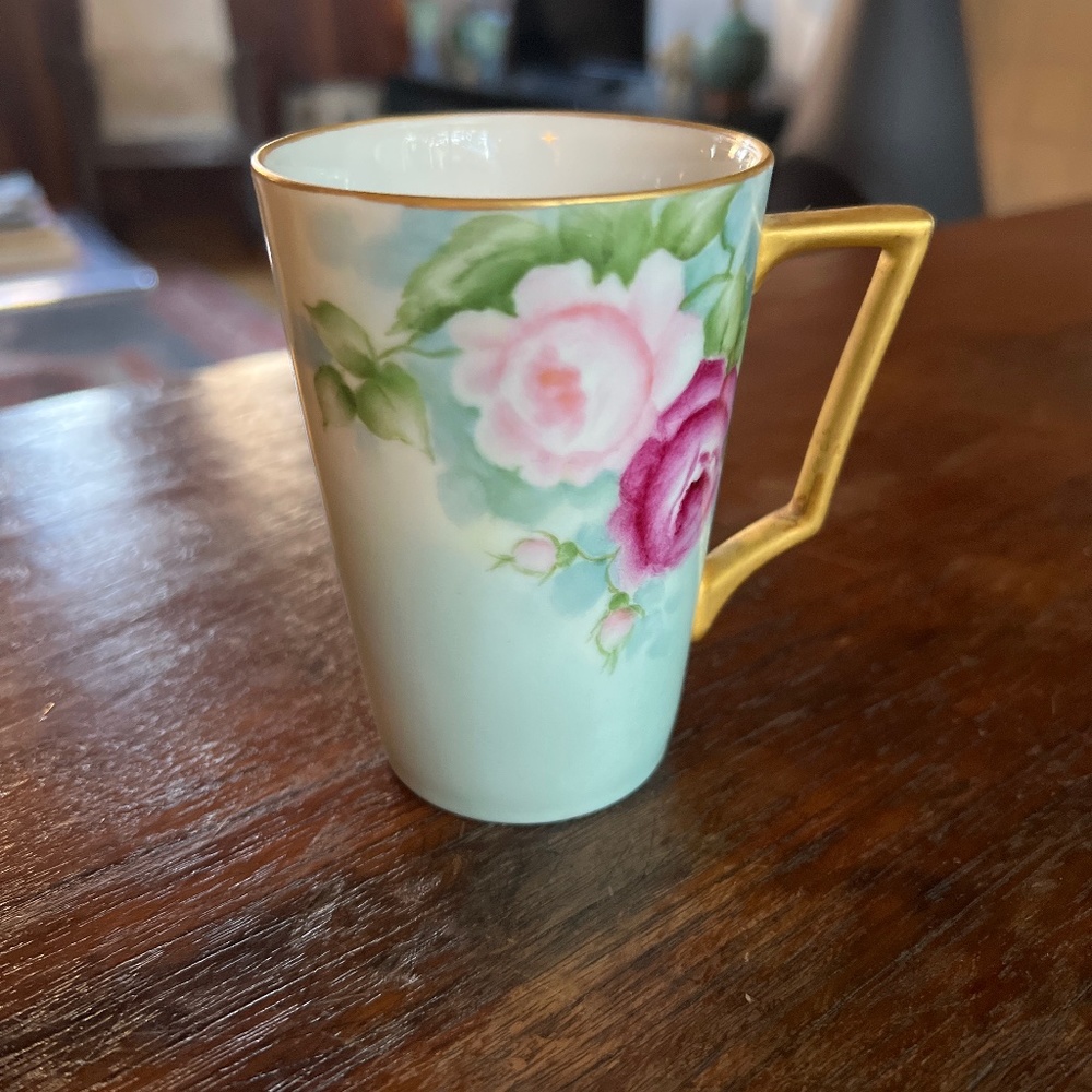 Vintage Coffee Cup - Cottagecore